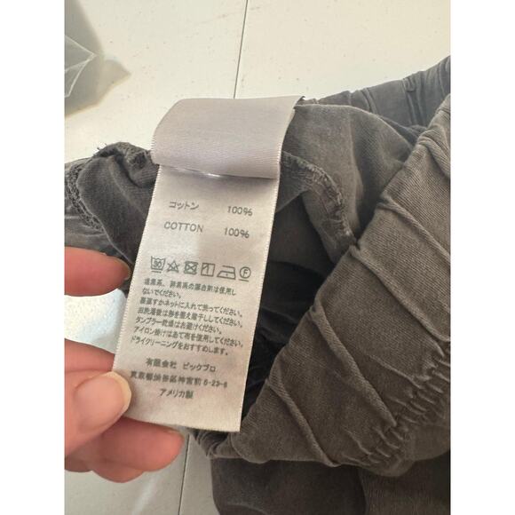 Les Tien Pants Womens Small Gray Cotton Elastic Waist Loungewear Sweatpants USA - Picture 7 of 11